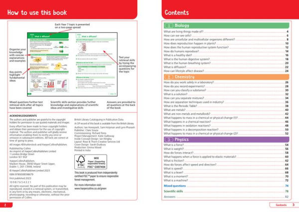 KS3 Science Year 7: Organise and retrieve your knowledge: Ideal for Year 7