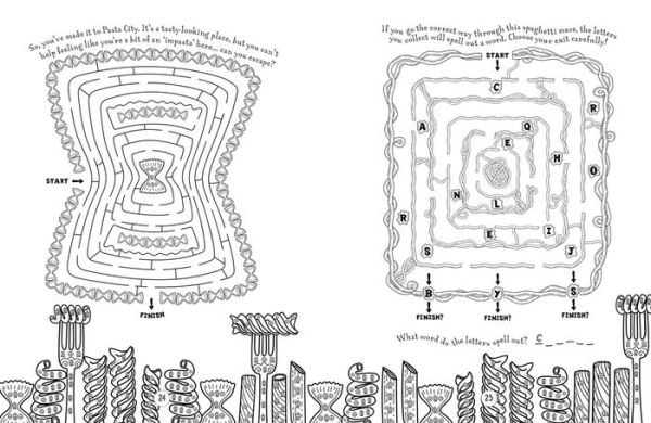 Feast Beasts: Solve 50 mazes in this adventure story for kids aged 7+