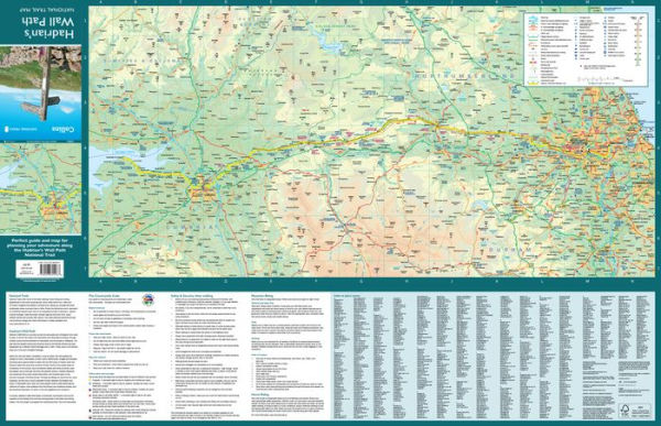 Hadrian's Wall Path National Trail Map