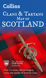 Title: Collins Clans and Tartans Map of Scotland: Over 170 Arms, Official Insignia, Crests and Tartans of Scottish Clans, Author: Collins