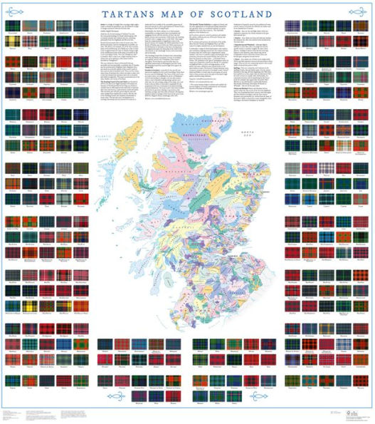 Collins Clans and Tartans Map of Scotland: Over 170 Arms, Official Insignia, Crests and Tartans of Scottish Clans