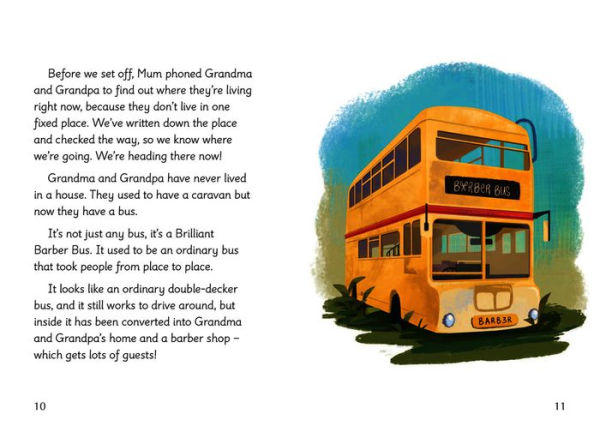 Big Cat for Little Wandle Fluency - THE BRILLIANT BARBER BUS: Fluency 4