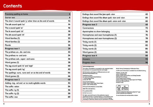 Year Spelling Targeted Practice Workbook: Ideal for Use at Home