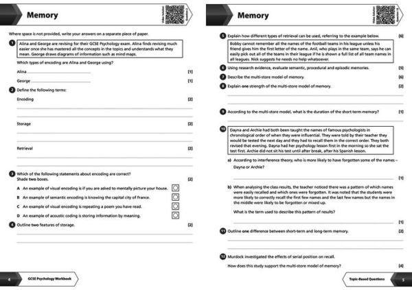 AQA GCSE 9-1 Psychology Workbook: Ideal for Home Learning, 2024 and 2025 Exams