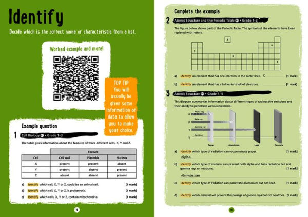 Collins GCSE Science 9-1 - AQA GCSE 9-1 COMBINED SCIENCE TRILOGY FOUNDATION EXAM: Interleaved command word practice