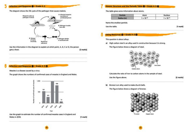 Collins GCSE Science 9-1 - AQA GCSE 9-1 COMBINED SCIENCE TRILOGY FOUNDATION EXAM: Interleaved command word practice