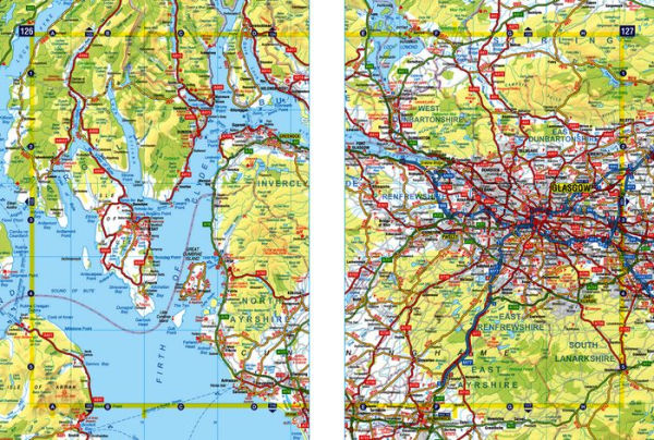 Great Britain A-Z Road Atlas 2025 (A4 Spiral)