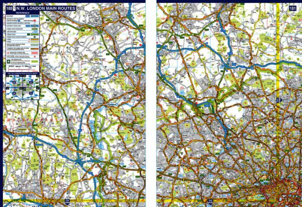 Great Britain A-Z Super Scale Road Atlas 2025 (A3 Spiral) by A-Z Maps ...