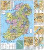 Alternative view 3 of 2025 Collins Road Map of Ireland: Folded Road Map