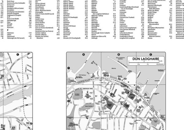 2025 Collins Road Map of Ireland: Folded Road Map