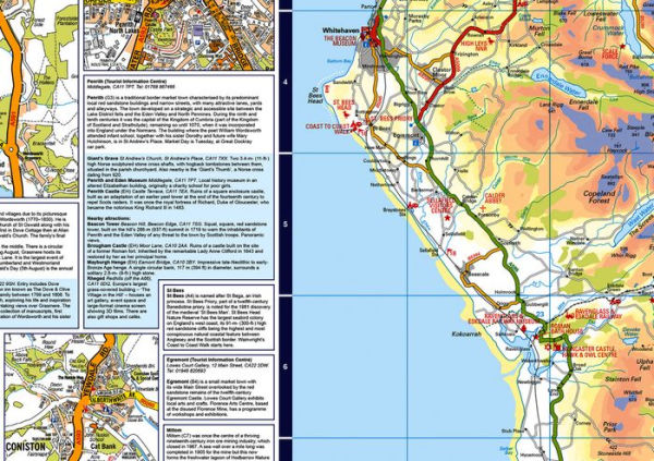 Lake District A-Z Visitors Map
