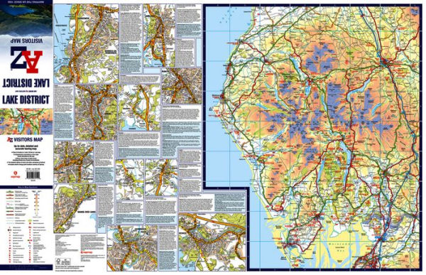 Lake District A-Z Visitors Map