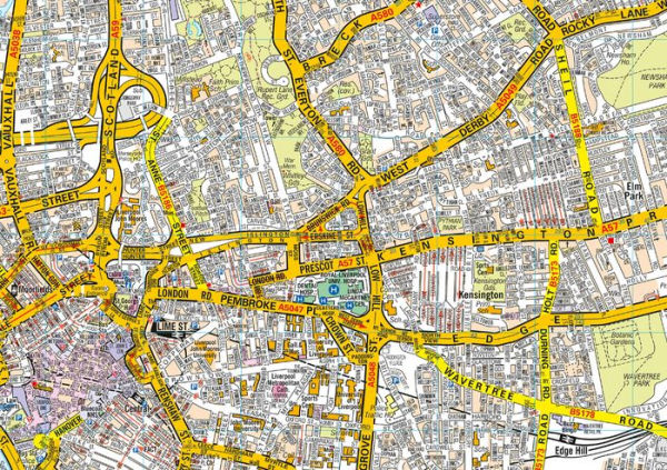 Liverpool A-Z Pocket Street Map