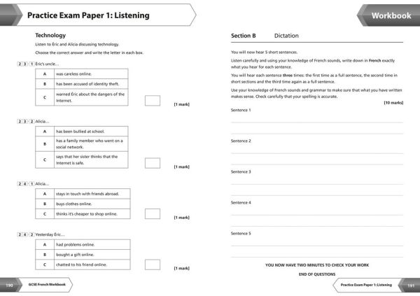 AQA GCSE French Complete Revision and Practice: Ideal for home learning, 2026 exam