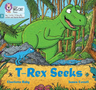 Title: T-Rex Seeks: Phase 3 Set 1 Blending practice, Author: Charlotte Raby