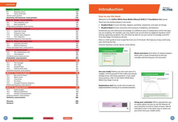 White Rose Maths: Edexcel GCSE 9-1 Foundation Student Book 2
