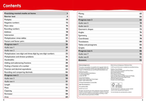Year 4 Mental Maths Targeted Practice Workbook: Ideal for use at home