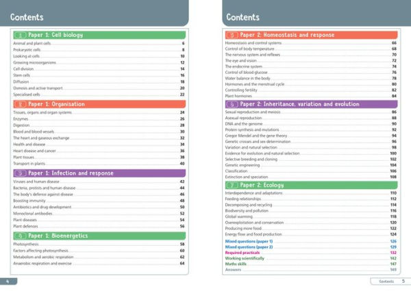 Collins GCSE Science 9-1: AQA GCSE 9-1 Biology: Organise and Retrieve Your Knowledge