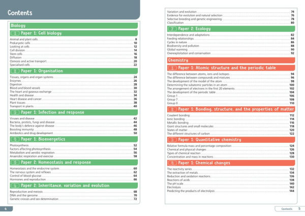 Collins GCSE Science 9-1: AQA GCSE 9-1 Combined Science Trilogy Foundation: Organise and Retrieve Your Knowledge