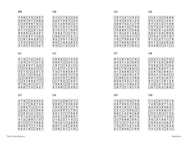 The Times Kakuro Book 1: 200 mathematical logic puzzles