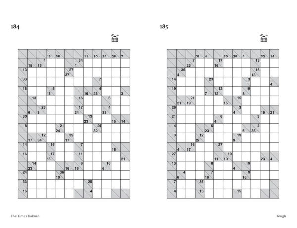 The Times Kakuro Book 1: 200 mathematical logic puzzles
