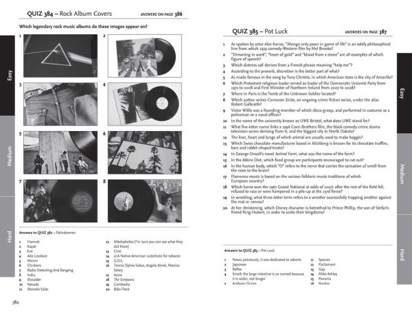 Collins Pub Quiz: easy, medium and hard questions with picture rounds