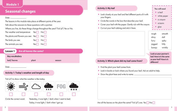Snap Science 2nd Edition - Snap Science Pupil Workbook: Year 1