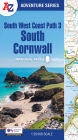 South West Coast Path - South Cornwall: with Ordnance Survey mapping