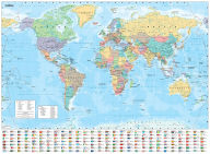 Title: Collins World Wall Laminated Map, Author: Collins