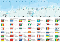 Alternative view 4 of Collins World Wall Laminated Map