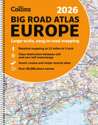 Title: Collins 2026 Big Easy Road Atlas Europe: Spiral bound, Author: Collins Maps