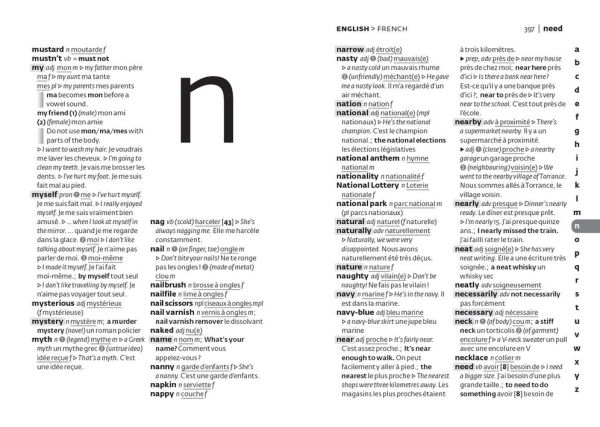 French School Gem Dictionary: Trusted support for learning, in a mini-format