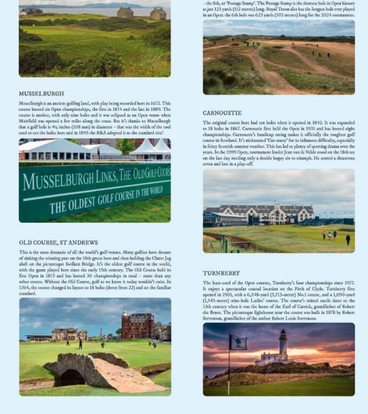 Collins Golf Map of Scotland: Explore Scotland's notable, historic, and local golf courses (folded map)