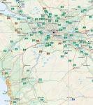 Alternative view 4 of Collins Golf Map of Scotland: Explore Scotland's notable, historic, and local golf courses (folded map)