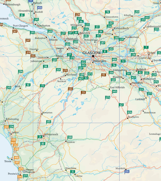 Collins Golf Map of Scotland: Explore Scotland's notable, historic, and local golf courses (folded map)