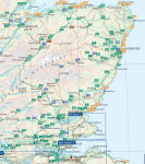 Alternative view 6 of Collins Golf Map of Scotland: Explore Scotland's notable, historic, and local golf courses (folded map)