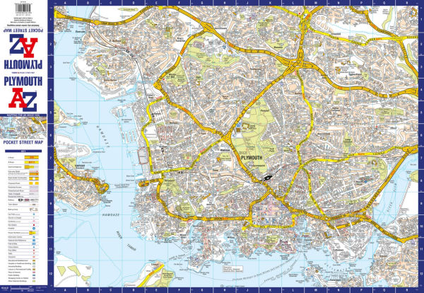 Plymouth A-Z Pocket Street Map