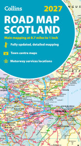 Title: 2027 Collins Road Map of Scotland: Folded Road Map, Author: Collins