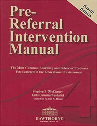 Title: Pre-Referral Intervention Manual / Edition 4, Author: Stephen B. McCarney