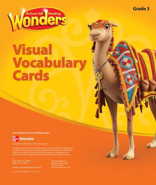 Reading Wonders, Grade 3, Visual Vocabulary Cards / Edition 1