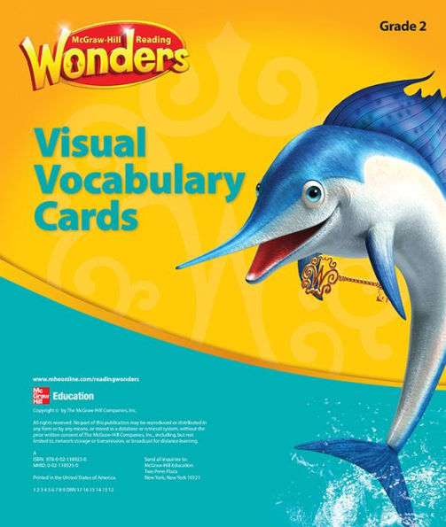 Reading Wonders, Grade 2, Visual Vocabulary Cards Grade 2 / Edition 1