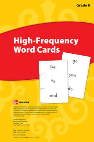 Title: Reading Wonders, Grade K, High-Frequency Word Cards / Edition 1, Author: McGraw Hill