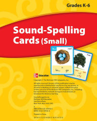 Title: Wonders, Sound Spelling Cards (Small) Grades K-6 / Edition 1, Author: McGraw Hill