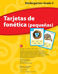 Title: Lectura Maravillas, Grades K-2, Sound Spelling Cards (Small) / Edition 1, Author: McGraw Hill