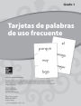 Lectura Maravillas, Grade 1, High Frequency Word Cards / Edition 1