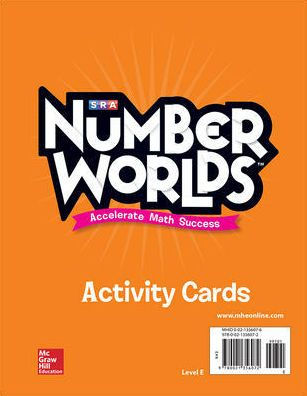 Number Worlds, Level E Activity Cards / Edition 1