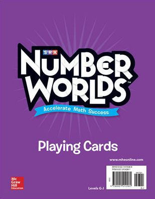 Number Worlds Levels G-J Playing Cards / Edition 1