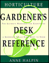 Title: Horticulture Gardener's Desk Reference, Author: Anne Moyer Halpin