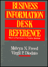 The Business Information Desk Reference