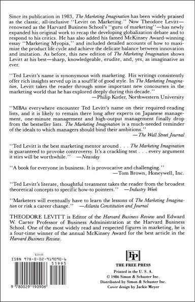 Marketing Imagination: New, Expanded Edition